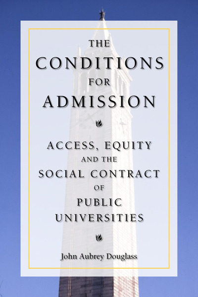 Cover of The Conditions for Admission by John Aubrey Douglass