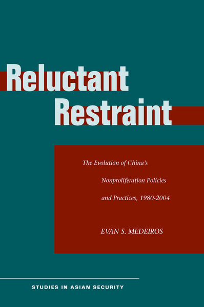 Cover of Reluctant Restraint by Evan S. Medeiros
