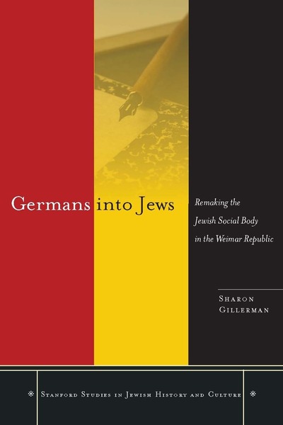 Cover of Germans into Jews by Sharon Gillerman