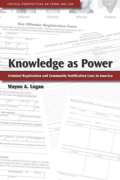 Cover of Knowledge as Power by Wayne A. Logan