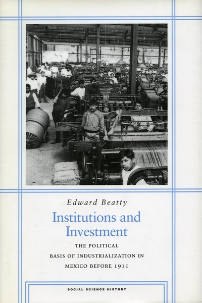 Cover of Institutions and Investment by Edward Beatty