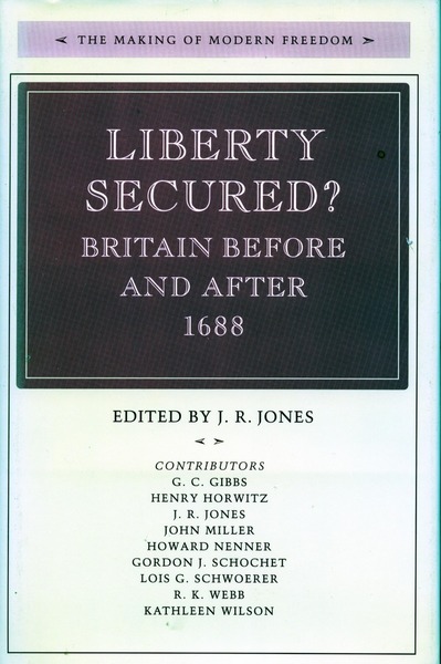 Cover of Liberty Secured? by Edited by J. R. Jones
