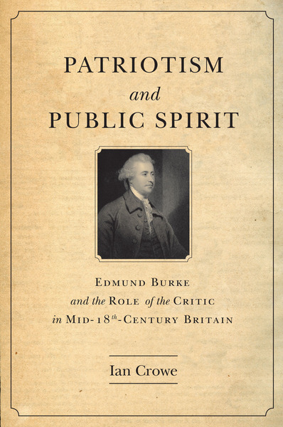 Cover of Patriotism and Public Spirit by Ian Crowe