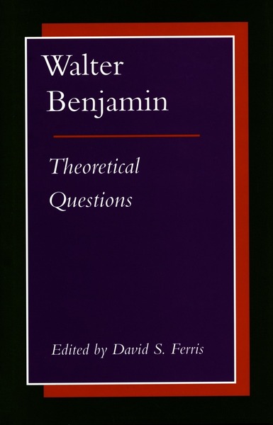Cover of Walter Benjamin by David S. Ferris