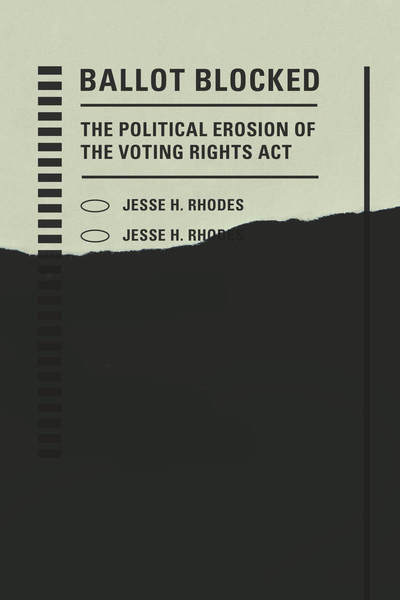 Cover of Ballot Blocked by Jesse H. Rhodes