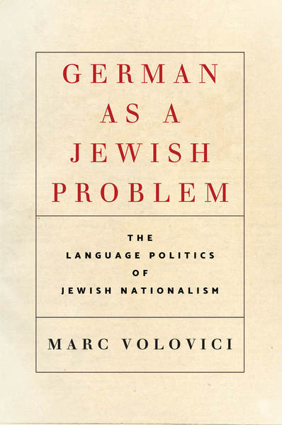 Cover of German as a Jewish Problem by Marc Volovici