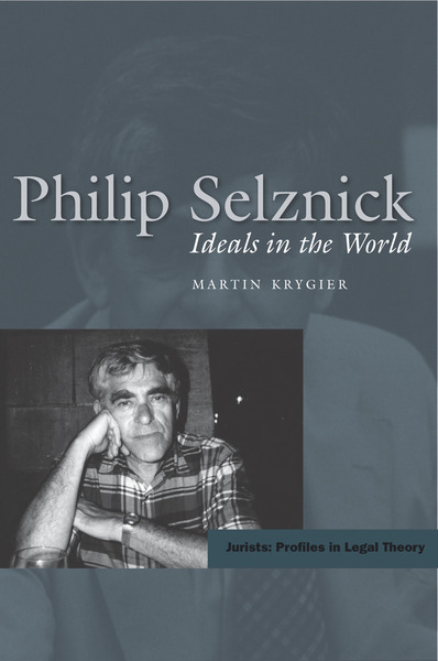 Cover of Philip Selznick by Martin Krygier