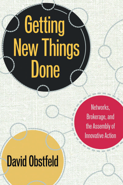 Cover of Getting New Things Done by David Obstfeld